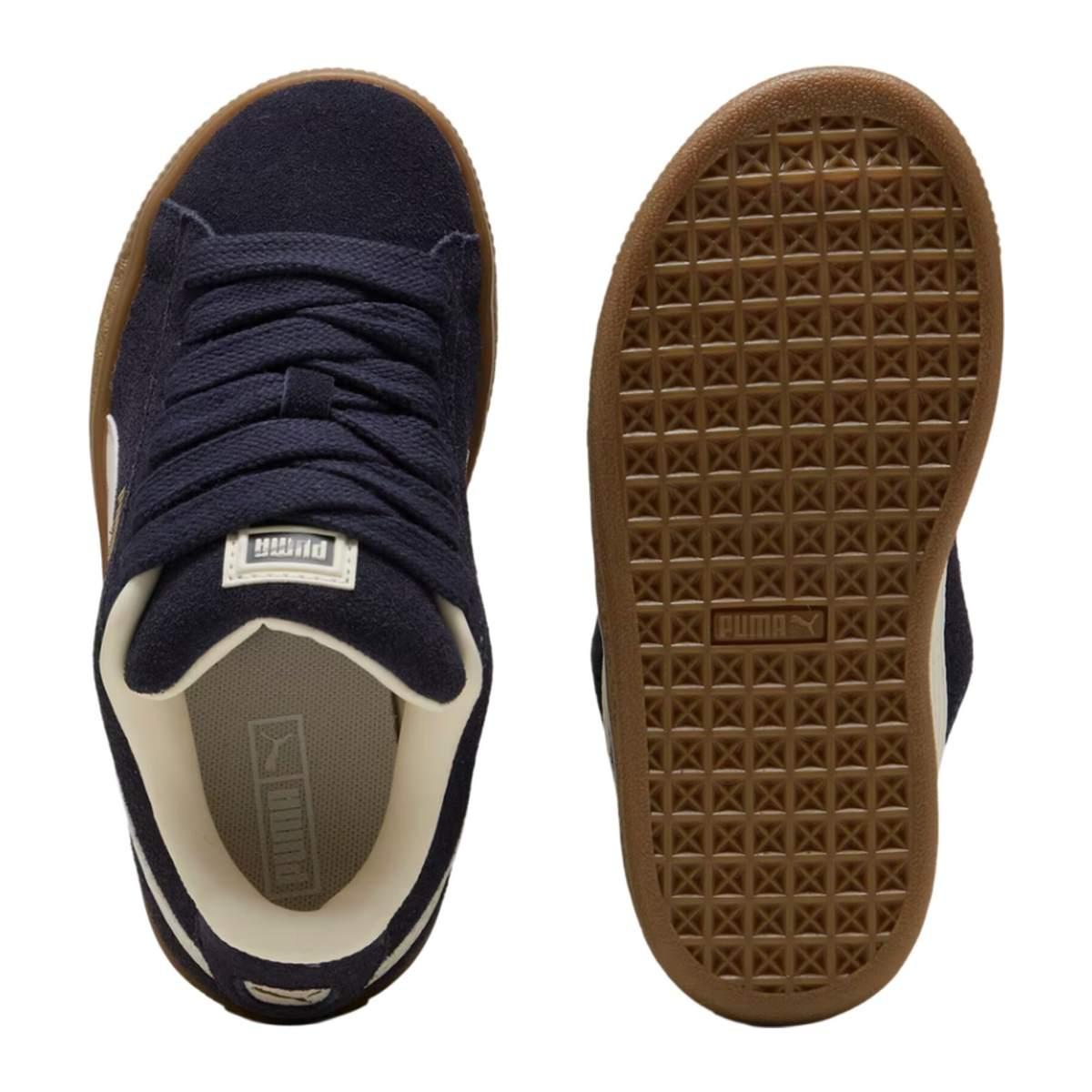 PUMA Suede XL PS Sneakers Bambino Blu Navy e Avorio