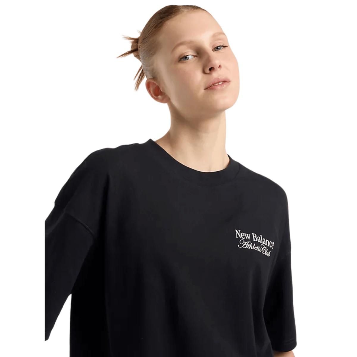 New Balance French Terry T-Shirt Donna